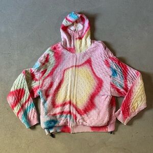 BAD SON PINK SPCTRM KNIT JACKET